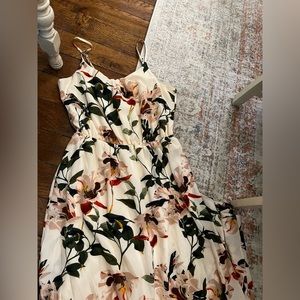 Beautiful cream maxi dress